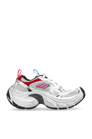 スニーカー BALENCIAGA SNEAKER (815853W2MV7 9581) Women's 6xl Sneaker in White/pink/multicolored/black